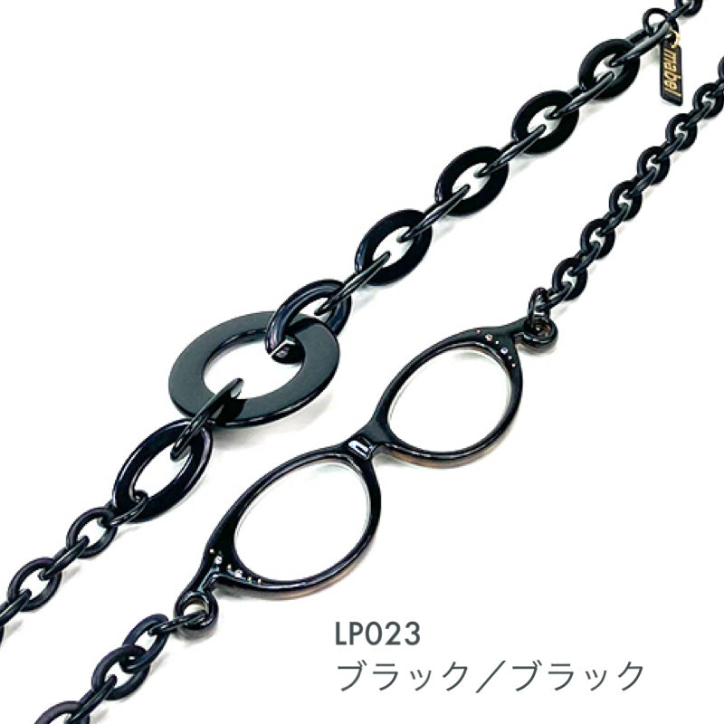 ルーペネックレス mabel マベル イタリア製 ルーペ付きネックレス おしゃれ 眼鏡 ネックレス グラスチェーン アクセサリー ルーペペンダント ギフト 誕生日 母の日 プレゼント 包装可能