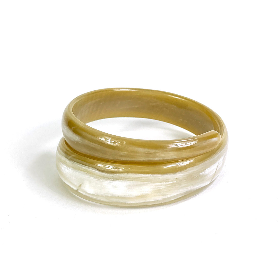 バングル バッファローホーン L’INDOCHINEUR ランドシヌール ブレスレット blond horn インポートアクセサリー ギフト 誕生日 プレゼント