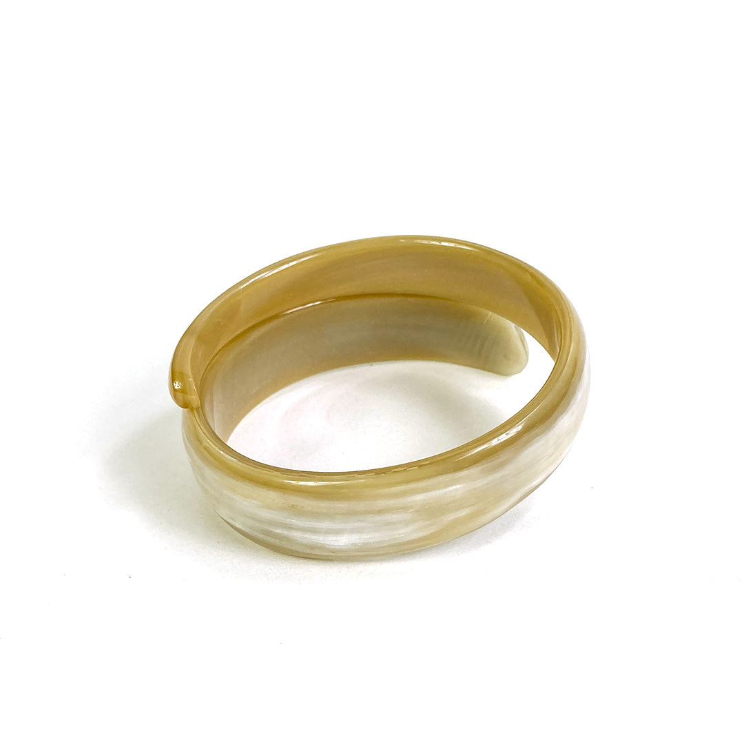 バングル バッファローホーン L’INDOCHINEUR ランドシヌール ブレスレット blond horn インポートアクセサリー ギフト 誕生日 プレゼント