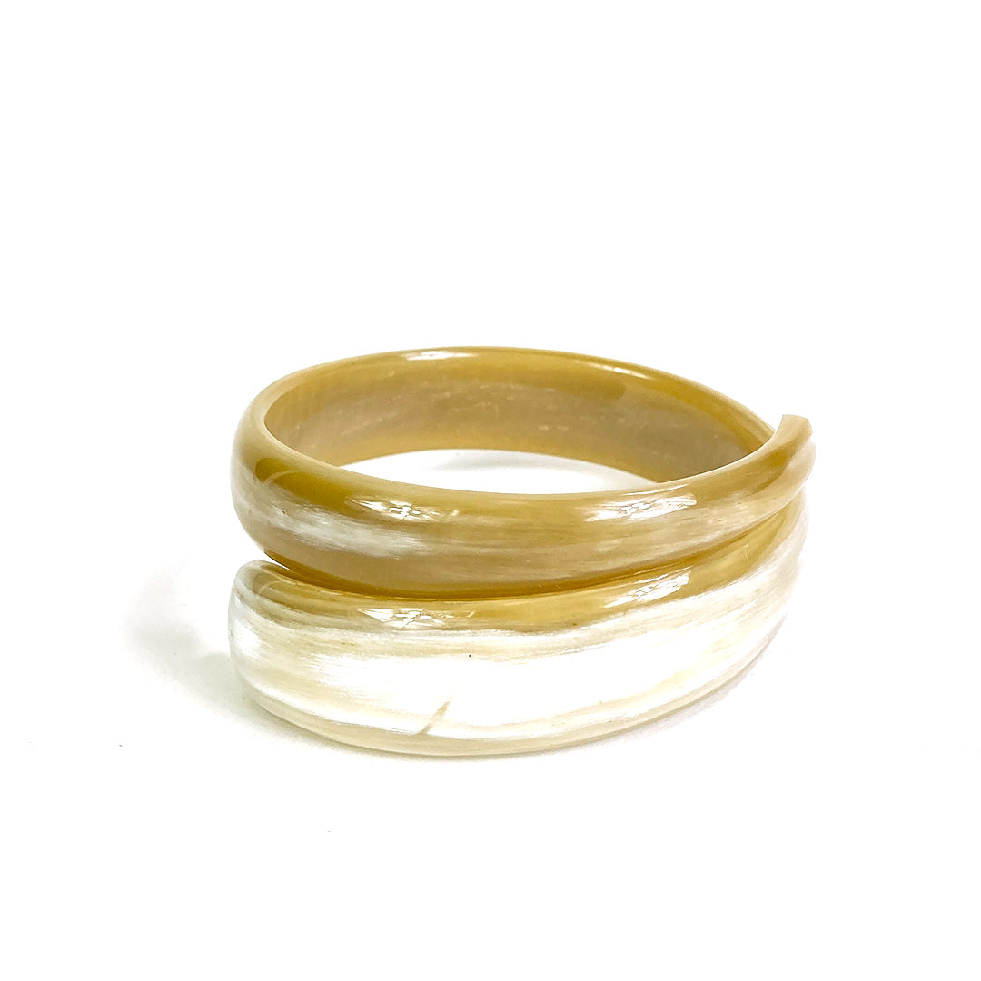 バングル バッファローホーン L’INDOCHINEUR ランドシヌール ブレスレット blond horn インポートアクセサリー ギフト 誕生日 プレゼント
