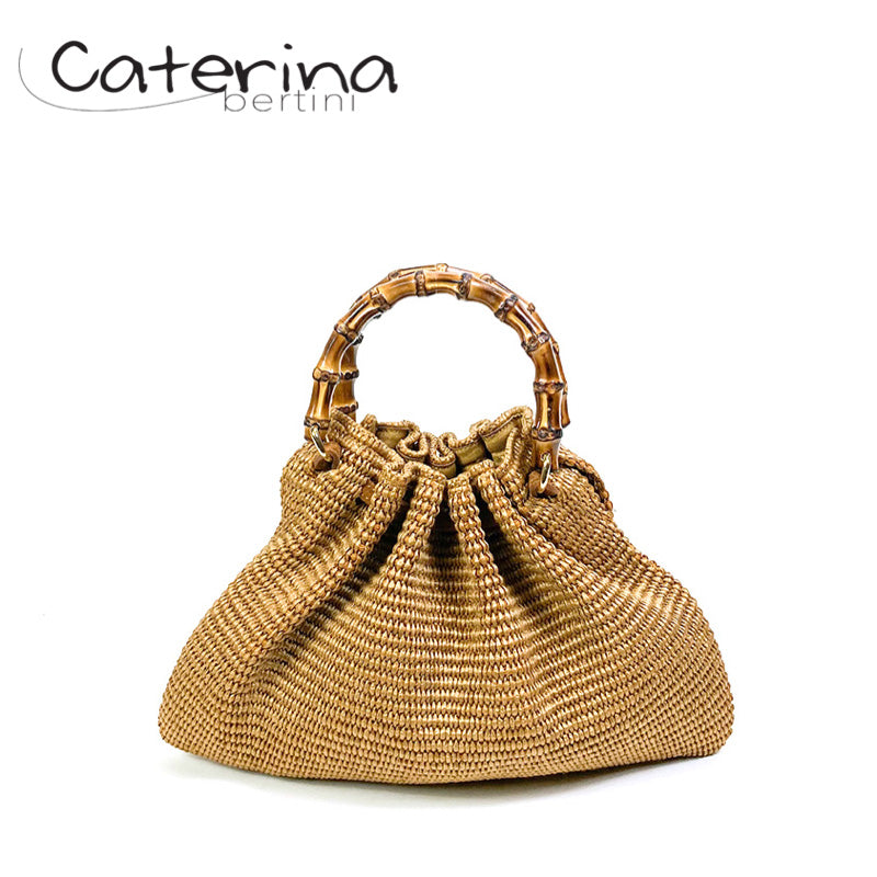 caterina bertini カテリナベルティーニ  バンブーハンドルバッグ約118cm
