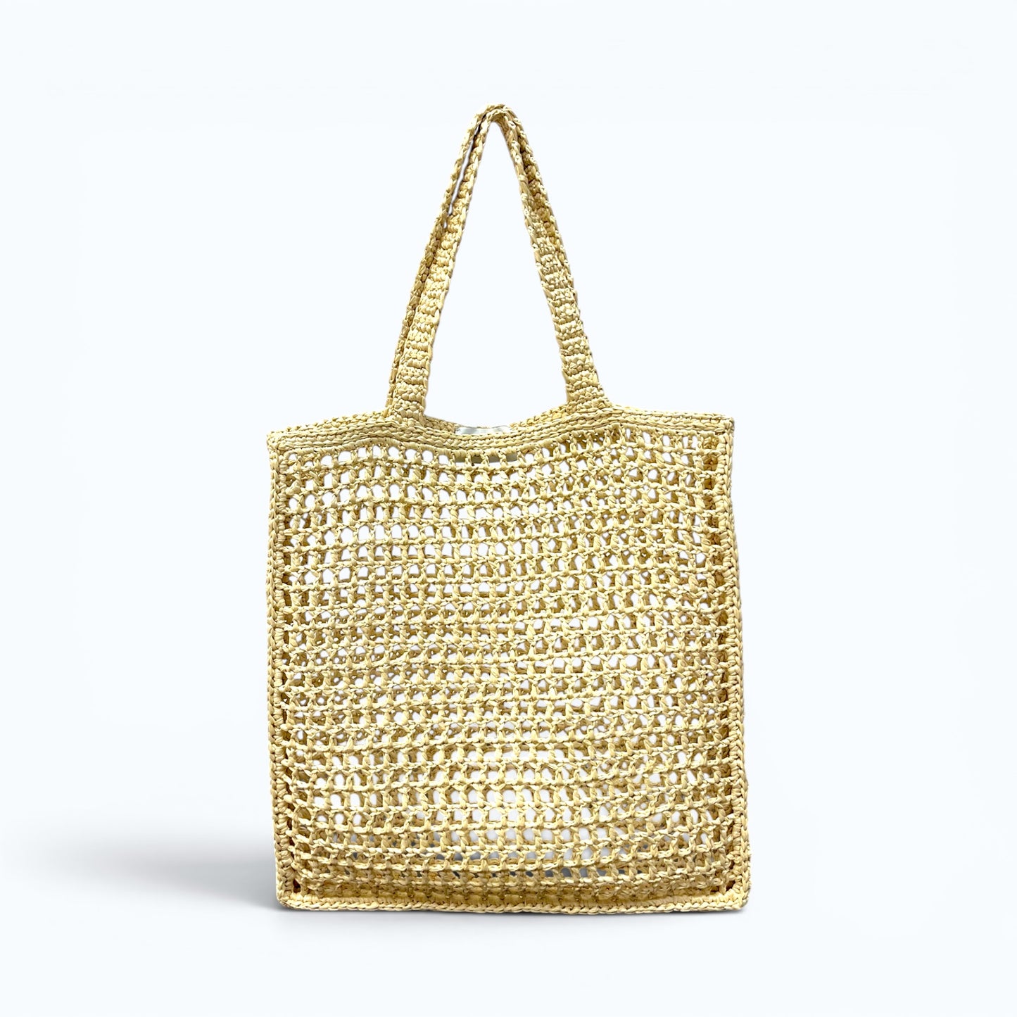 Caterina Bertini (カテリナ・ベルティーニ) クロシェ編みトートバッグ かごバッグ Natural(ナチュラル) Olive(オリーブ)