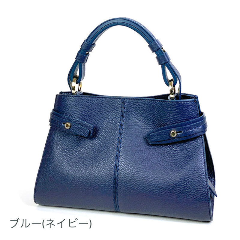 レザーバッグ ロリステッラ LORISTELLA SHEILA ワンハンドル トープ ブルー きれいめ ハンドバッグ ショルダーストラップ付き イタリア製