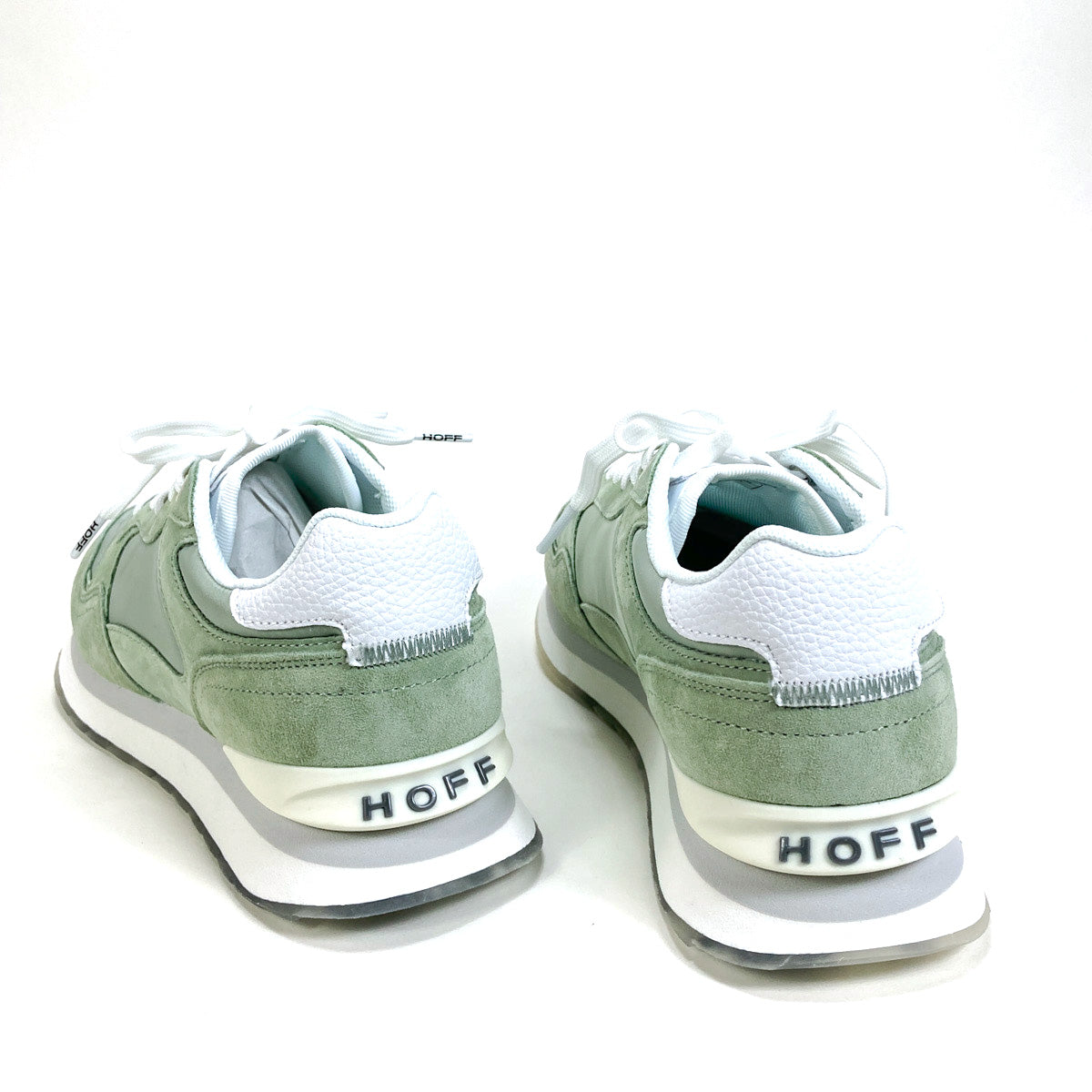 スニーカー レディース ローカット HOFF ホフ < MEDELLIN WOMAN> 異素材 & グリーンカラー スニーカー スポーティー スペイン