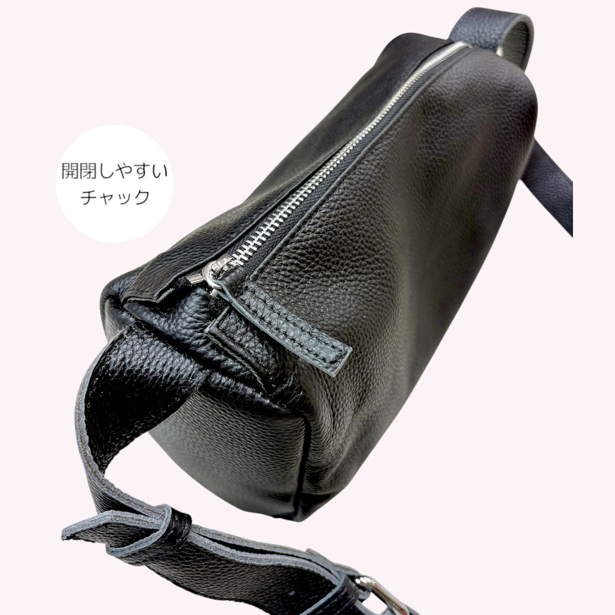 レザーショルダーバッグ シンプルレザーバッグ 大人かわいいバッグ 500mLのペットボトルが入るバッグ 旅行バッグ ボディバッグ 本革バッグ ショルダーバッグ