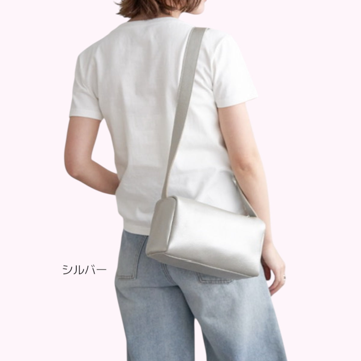 レザーショルダーバッグ シンプルレザーバッグ 大人かわいいバッグ