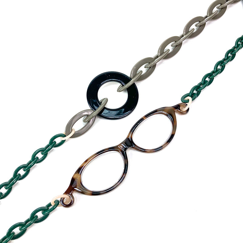 ルーペネックレス mabel マベル イタリア製 ルーペ付きネックレス おしゃれ 眼鏡 ネックレス グラスチェーン アクセサリー ルーペペンダント ギフト 誕生日 母の日 プレゼント 包装可能