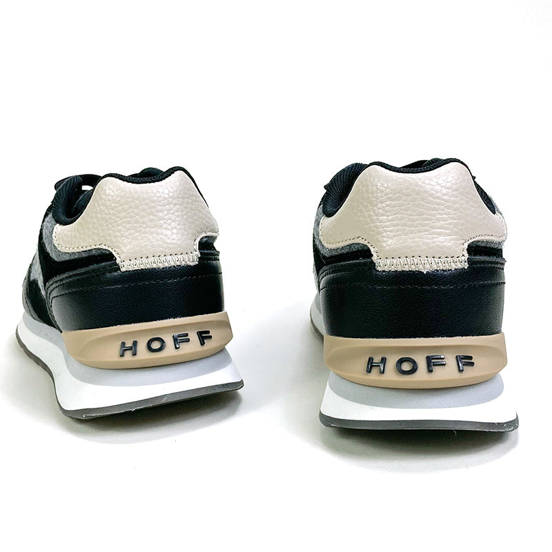 ホフ HOFF ローカットスニーカー レディース <READING> 異素材コンビ ブラックスニーカー きれいめ スペイン