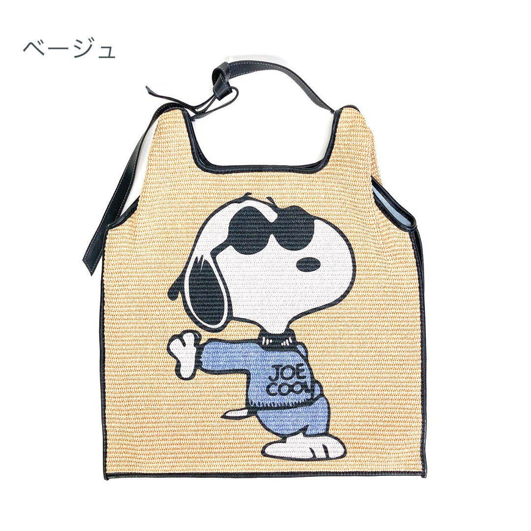 アニタビラルディ トートバッグ AnitaBilardi PICASSO×SNOOPY かごバッグ 大きめ A4 ラフィア 春夏 スヌーピー コラボ 40代 50代バッグ