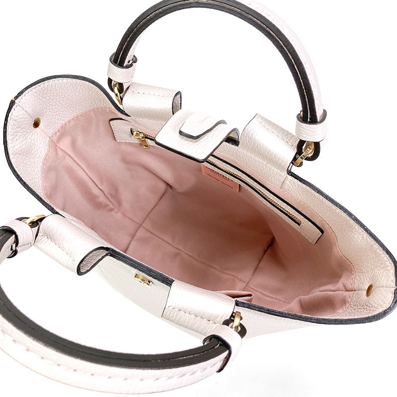 レザートートバッグ ロリステッラ LORISTELLA 2762 2way バケツ型 大人スタイル ショルダーストラップ イタリアブランド