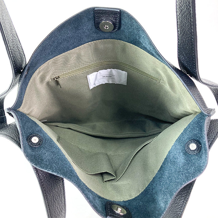レディース トートバッグ Beaure ビュレ b-22197 2way ショルダーバッグ カウレザー 人気 ロングセラー A4サイズ シンプル