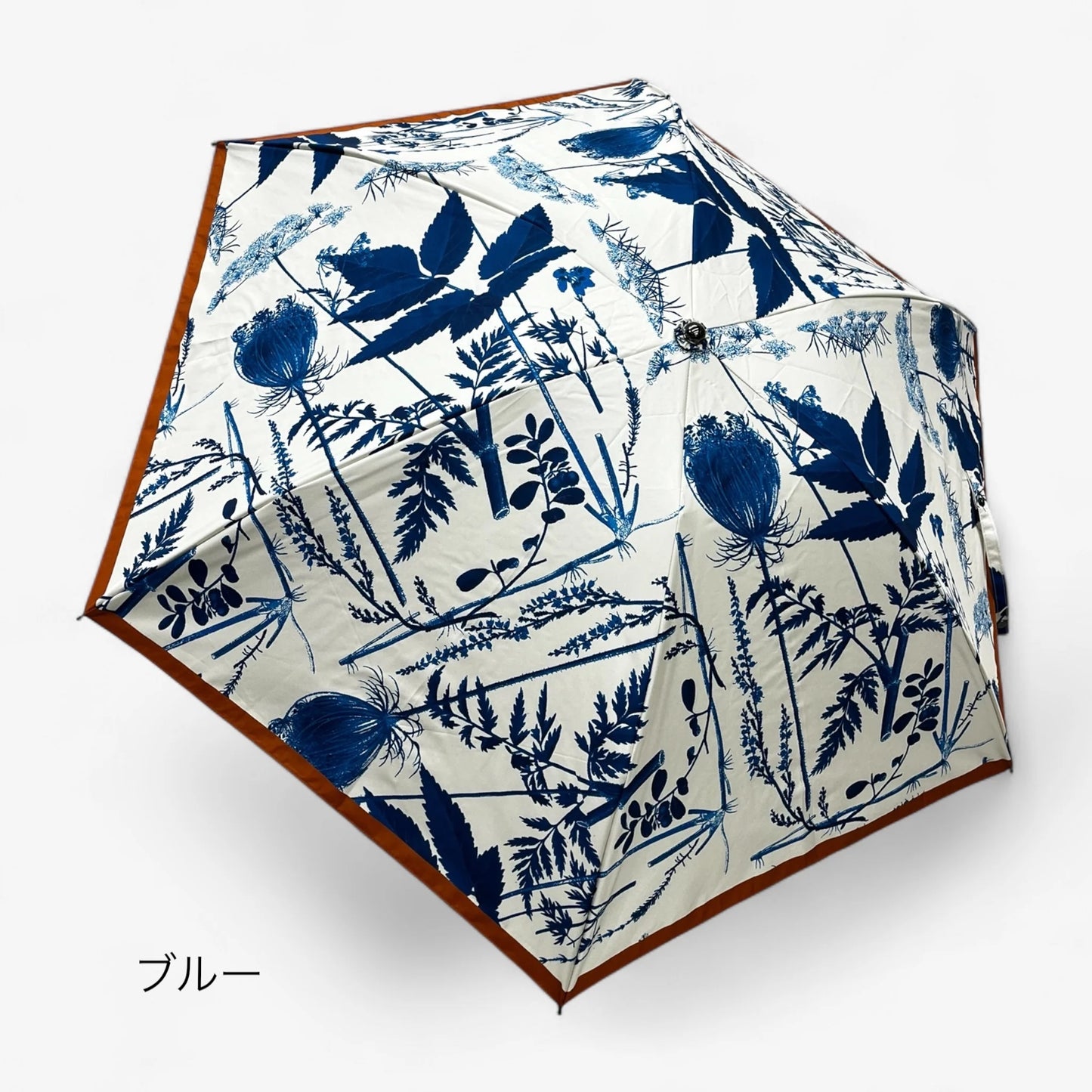 【完全遮光 遮熱】晴雨兼用 折りたたみ日傘 epice paris おしゃれ 大人リッチ | デンマーク植物図鑑風柄 2WAY収納 軽量 UVカット99.9%以上 | エピス 花柄 ボタニカル柄 モノトーン PA2503S