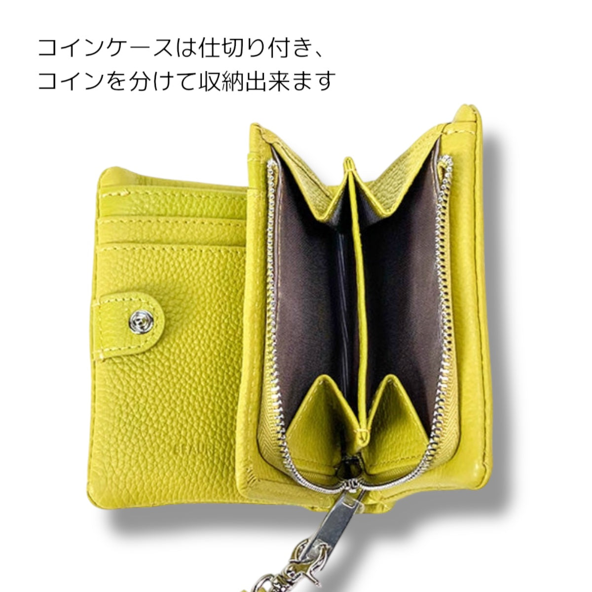 ミニ財布 小さめバッグ用 二つ折り Beaure ビュレ タッセル付き カウレザー コンパクト ウォレット カードポケット 小銭入れ 通勤 通学 ギフト ビュレ 人気