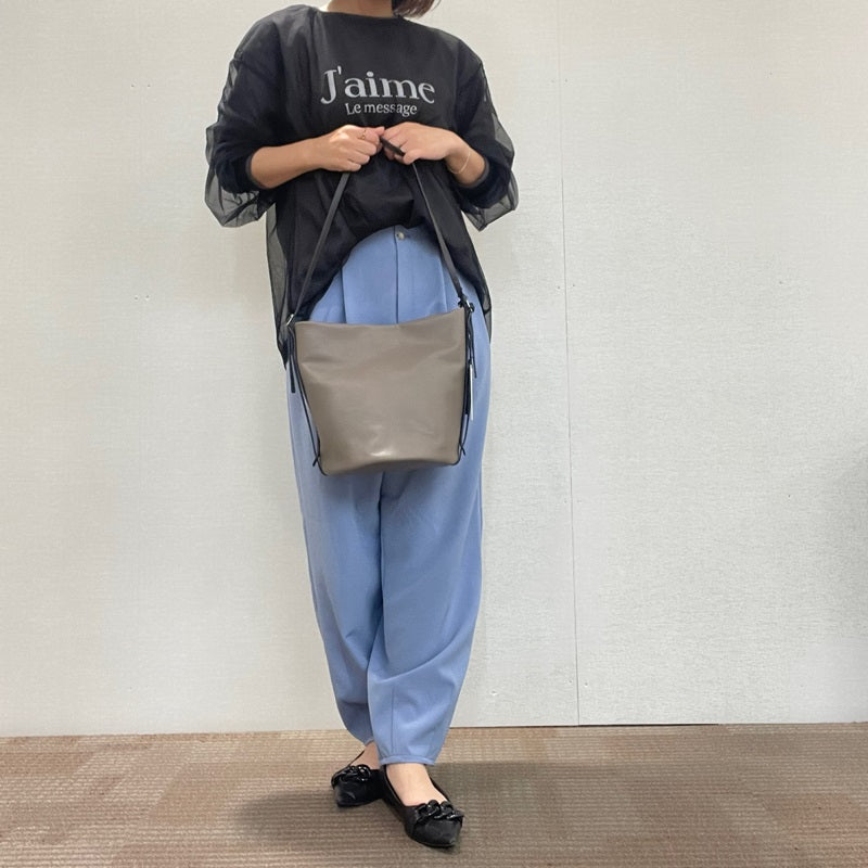 トートバッグ【正規品 】 Marco Masi マルコマージ レザー バケツ型 バイカラー ワンハンドル 3408
