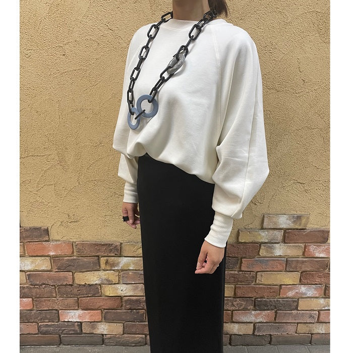 ネックレス イタリア製 mabel マベル おしゃれ ロングネックレス サークル 大きめ アクセサリー コスチュームジュエリー ギフト 誕生日 プレゼント