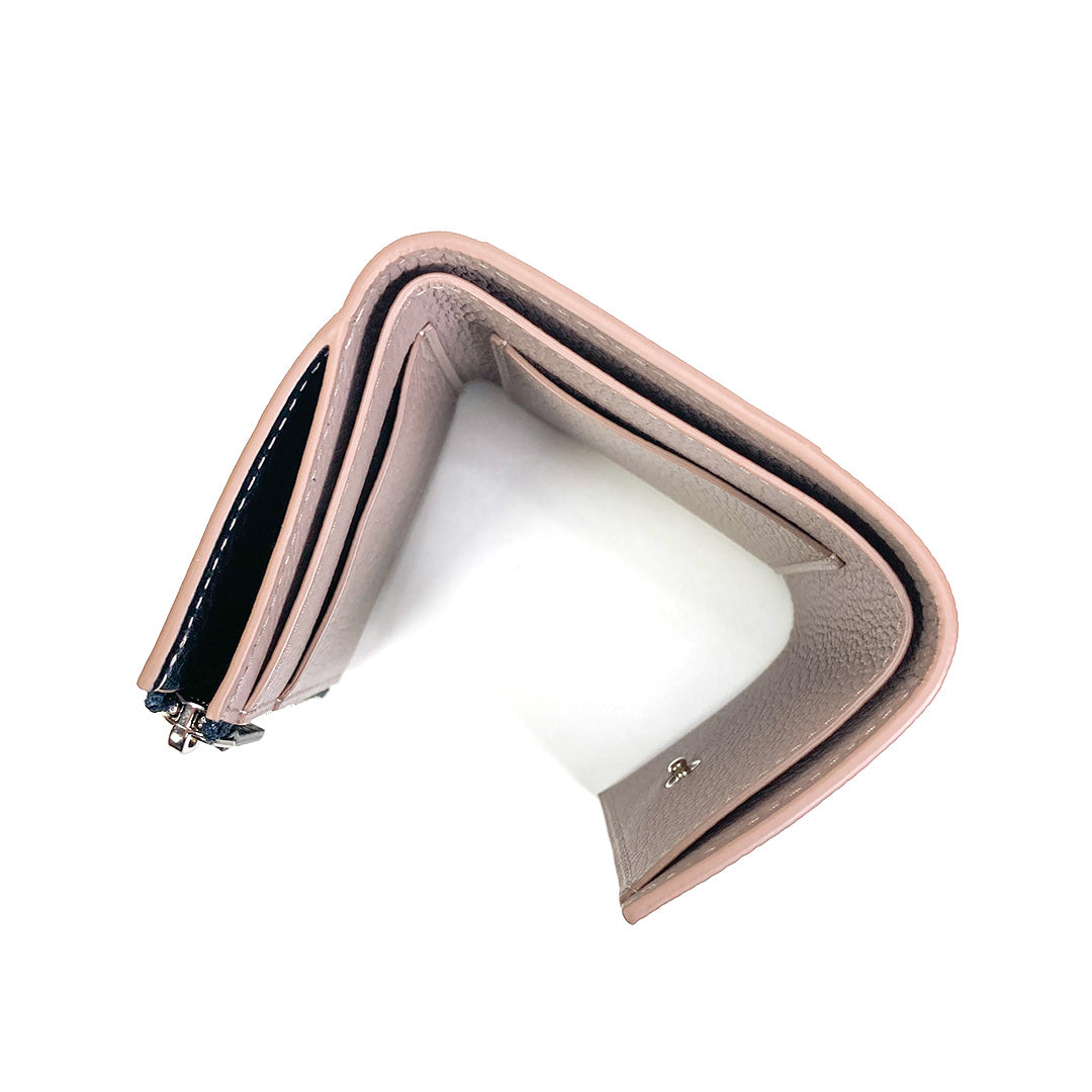 VASSANT ヴァッサン Trifold Wallet シュリンクレザー(Remy Carria社) × リザード(H.C.P.社) コンパクトウォレット 3つ折り財布 フランス製 限定品