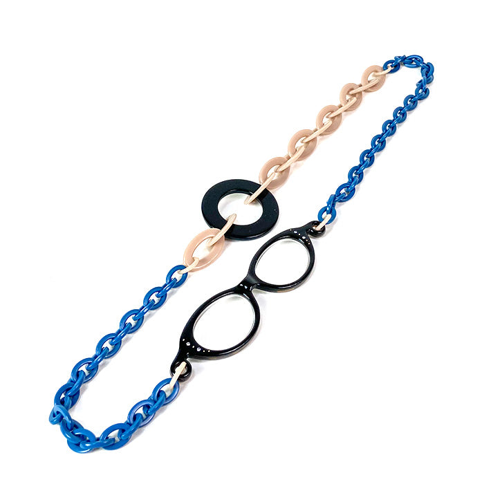 ルーペネックレス mabel マベル イタリア製 ルーペ付きネックレス おしゃれ 眼鏡 ネックレス グラスチェーン アクセサリー ルーペペンダント ギフト 誕生日 母の日 プレゼント 包装可能