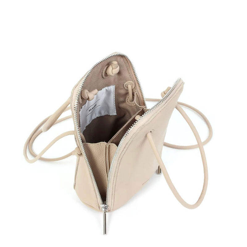 miniバッグ Beaure ビュレ b-24017 カウレザー ブガッティ型 2WAY ミニショルダー スマホショルダー