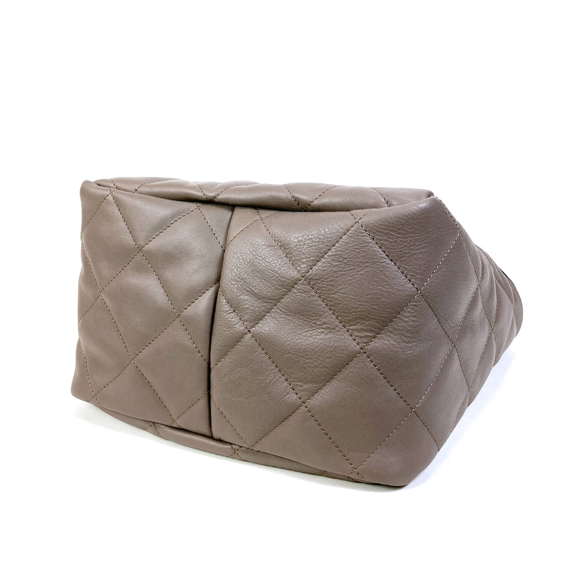 トートバッグ 【正規品 】マルコマージ marco masi 3256 キルティング レザー トープ バイカラー 大人スタイル A4