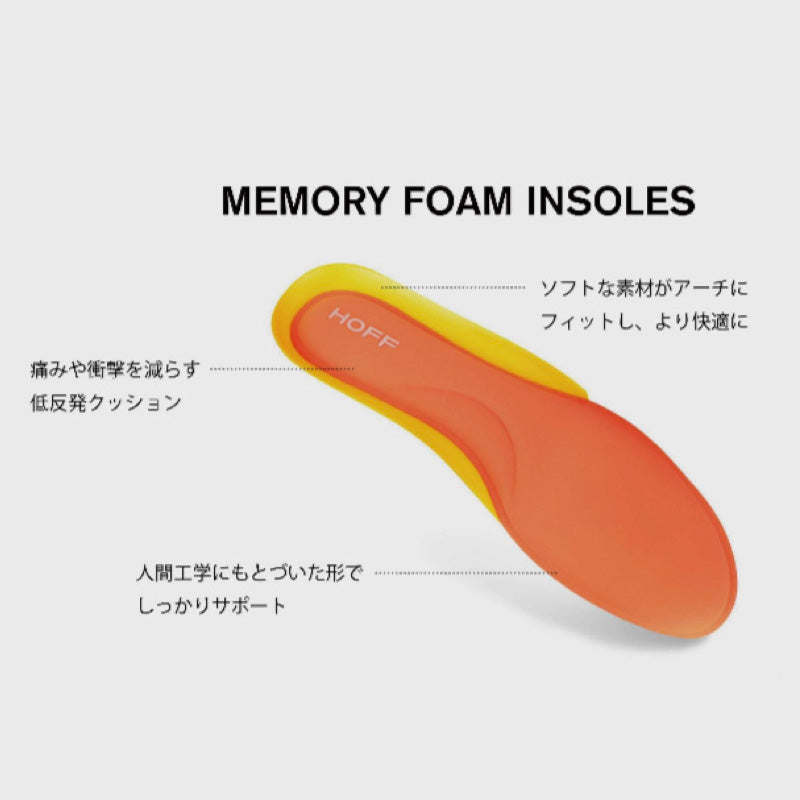 ホフ HOFF ローカットスニーカー レディース <READING> 異素材コンビ ブラックスニーカー きれいめ スペイン