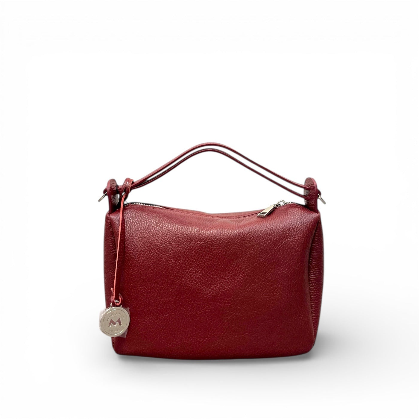 MARCO MASI レザーショルダー ボルドー正面