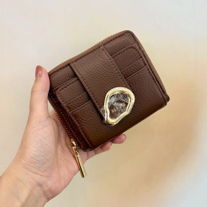 2つ折り財布 BEAURE ビュレ 人気カラー財布 レザーウォレット 牛革財布 カード収納多め財布 使い勝手の良い財布 上質レザー  シンプルウォレット