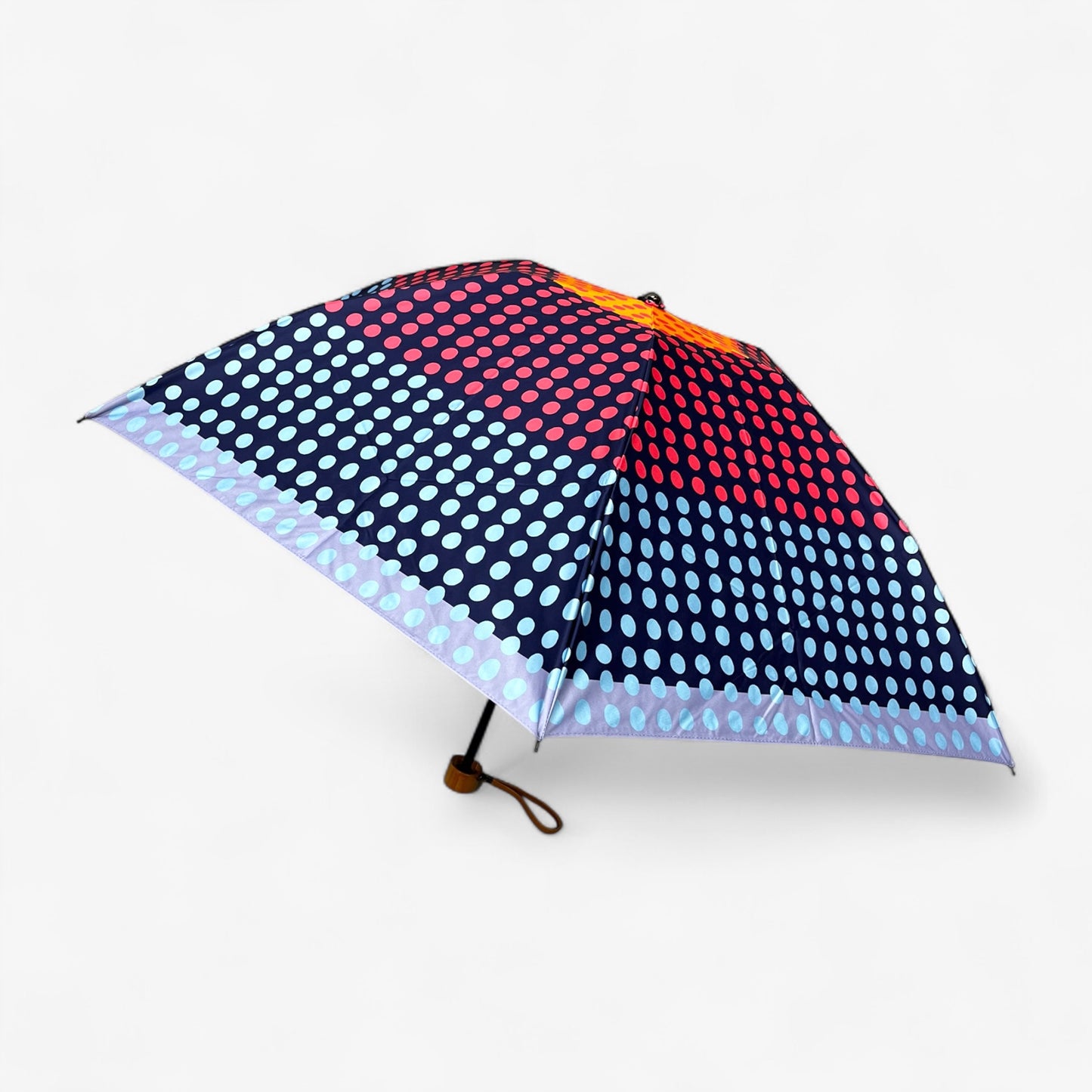 【完全遮光 遮熱】晴雨兼用 折りたたみ日傘 epice paris おしゃれ 大人リッチ | フレンチドット柄  2WAY収納 軽量 UVカット99.9%以上 | エピス カラフル 水玉模様 PA2404S