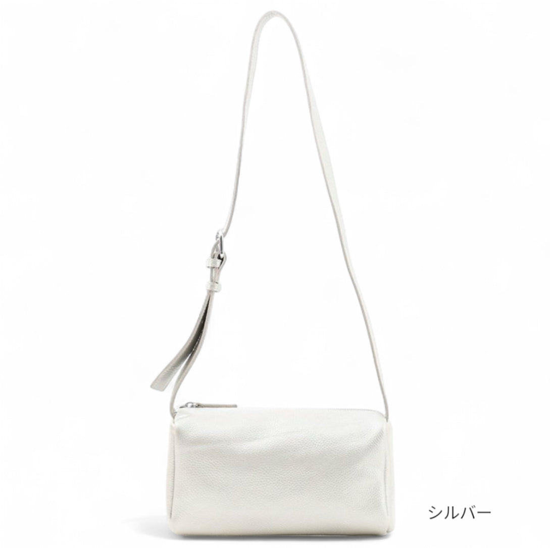 レザーショルダーバッグ シンプルレザーバッグ 大人かわいいバッグ