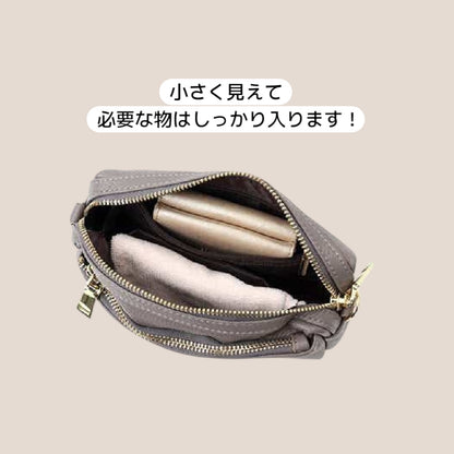ショルダーバッグ 牛革 COOCO クーコ レディース ミニショルダー 手ぶらでお出かけバッグ 合わせやすい 赤色バッグ ギフト 大人かわいい