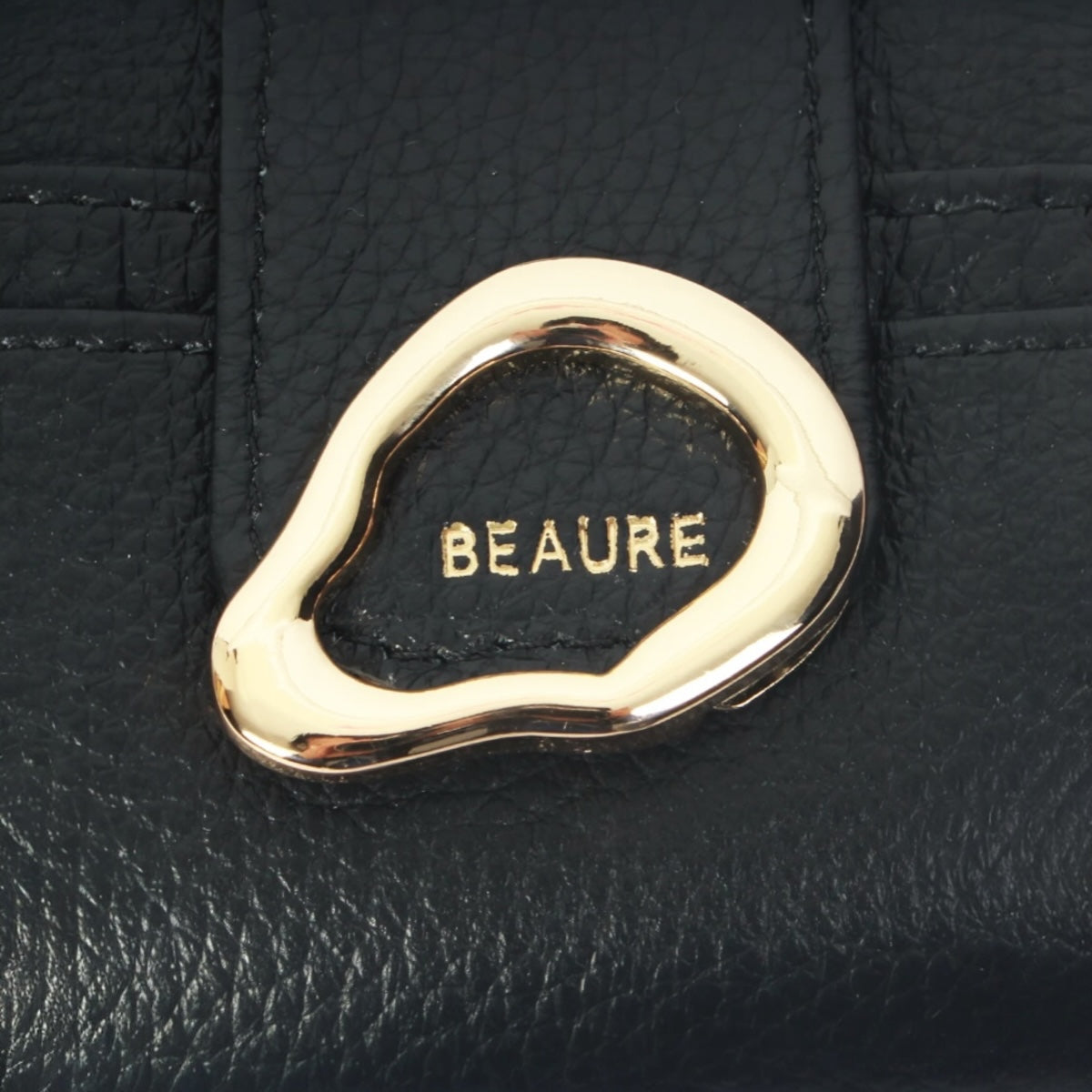 2つ折り財布 BEAURE ビュレ 人気カラー財布 レザーウォレット 牛革財布 カード収納多め財布 使い勝手の良い財布 上質レザー  シンプルウォレット